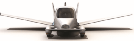 Futuristic flying car